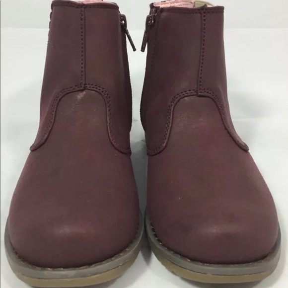 Sketchers Girls Ankle Boot Uptown Shine Sisters Burgundy 1 - Picture 5 of 9
